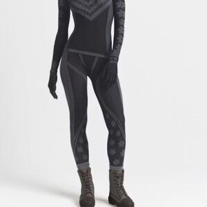 Skims First Layers Legging - Obsidian Winter Fair Isle NWT